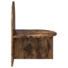 Nightstand Smoked Oak 48 X 49 X 65 Cm Engineered Wood