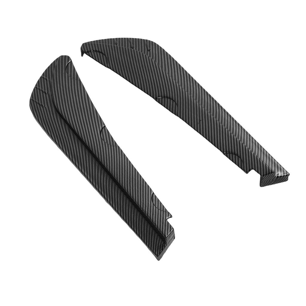 2PCS Rear Bumper Lip Splitter Canard Protector Left Right Side 40cm Anti Collision Rear Bumper Diffuser Spoiler