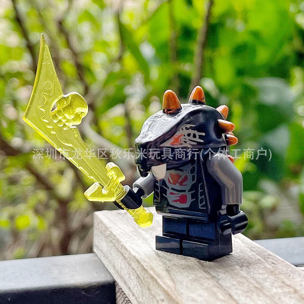 [Bag] New Ninja series eight basilisk X1-X8 building block figurine puzzle assembly toys