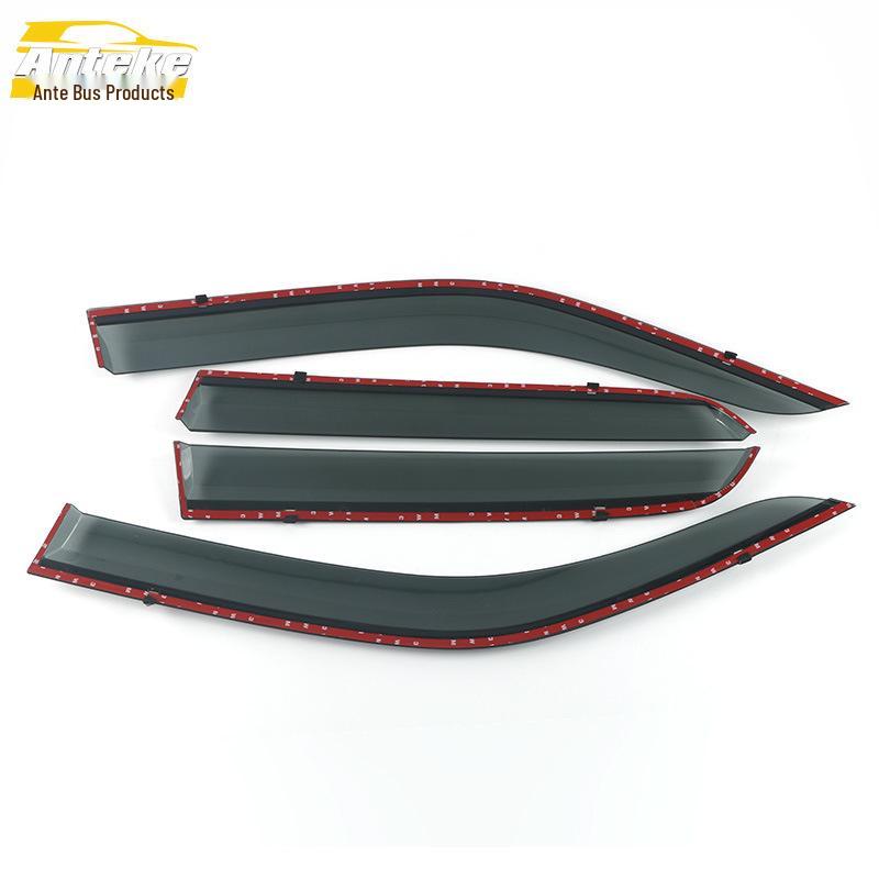 Haima Knight Rain Guards: 3D Stainless Steel Trim & Deflector Stickers for Car Decoration
