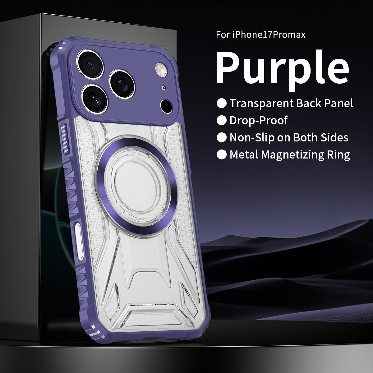 

Роскошный магнитный чехол-кольцо для телефона для iPhone 17 16 15 14 13 12 11 Pro Max Plus Защита камеры Силиконовый противоударный бампер For iphone 11 фиолетовый