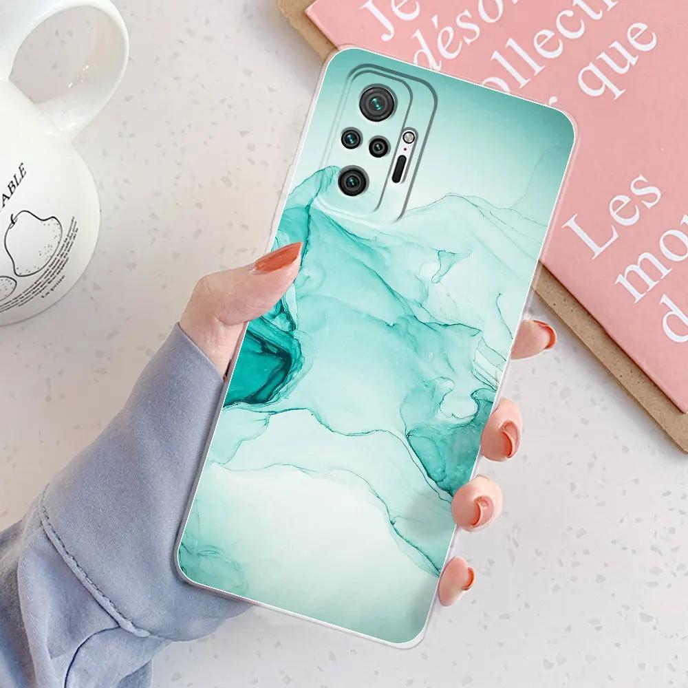 For Redmi Note10 Case Note 10s Back Cover Note 10 5G Case Clear Phone Funda Redmi 10 10C Soft Silicone Case For Redmi Note10 Pro