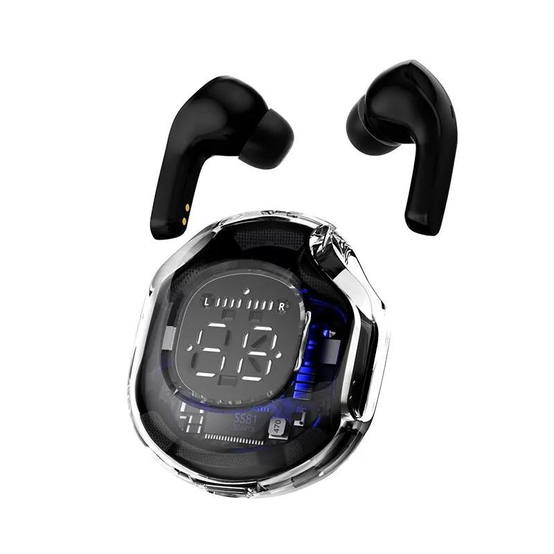 1PC NEW T8 TWS Wireless Bluetooth Headset 5.3 Headphones Sport Gaming Headsets Noise Reduction Earbuds Bass Touch Control for Phones