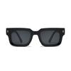 Brand Designer Square Sunglasses Women Men Ocean Color Shades Sun Glasses Female Fashion Rectangle Rivet