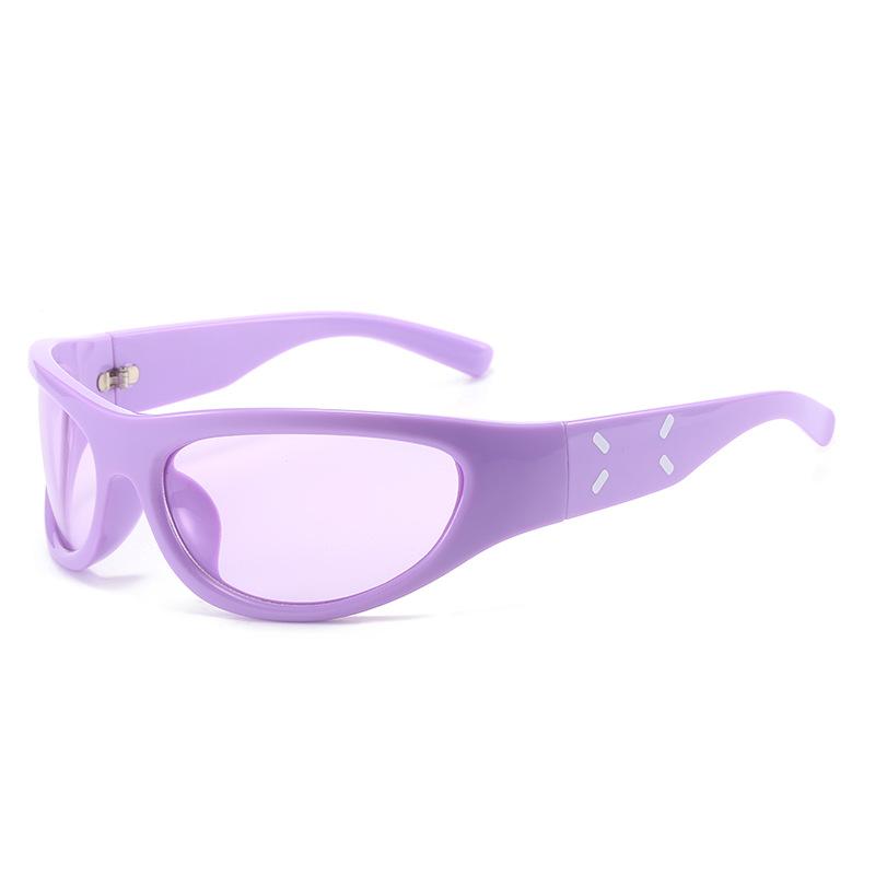 Neue Zukunftstechnologie Sense Sonnenbrille Konkave Form Foto Sport Sonnenbrille Welle Y2K Spice Girl Reitsonnenbrille