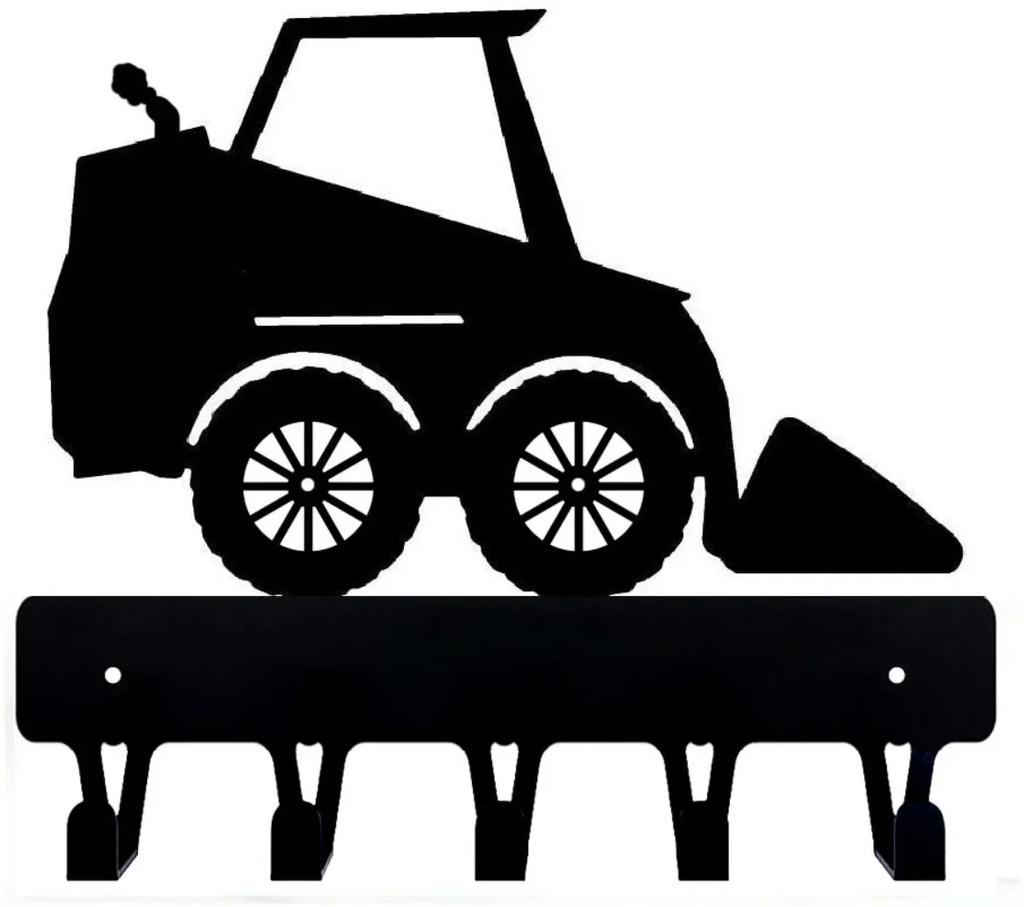 1pc Skid Loader Key Rack Hanger for Living Room Bedroom - Home Decoration with Functional Appeal and Industrial Charm