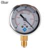 High Presision 1/4BSP Radial Pressure Gauge Oil Filled Vacuum Used for Chemical