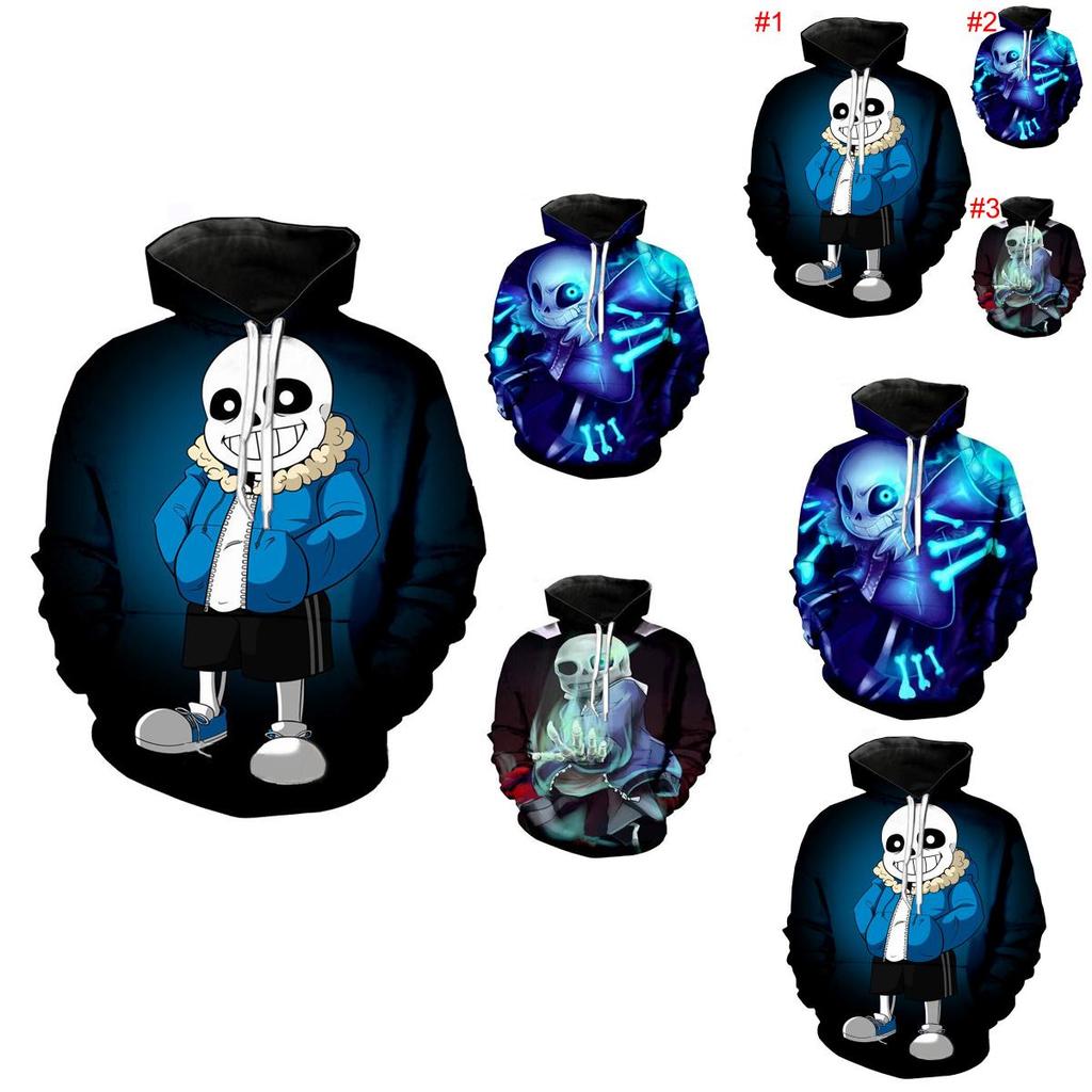 Cartoon Frisk Undertale 3D-Druck Hoodies Sweatshirt Pullover Jacke Sweatshirt