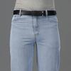 Herren-Sommer-Schlagjeans, Boot-Cut-Bein, ausgestellte männliche Designer-Klassiker-Denim-Jeans, hellblaue Jeans