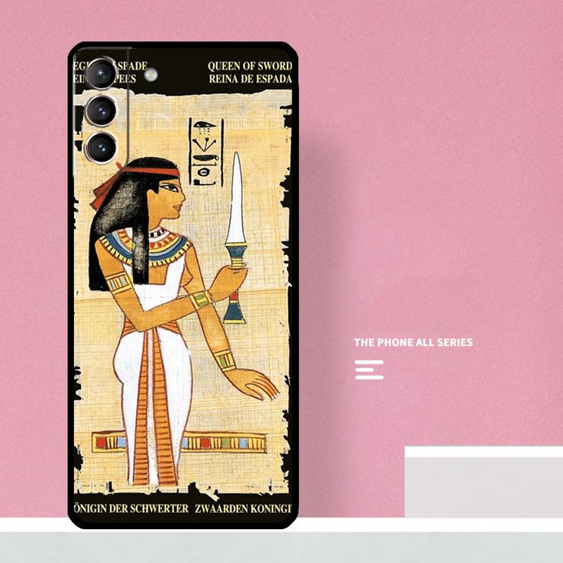 

Египет Мистический Таро Чехол для Телефона для Samsung Galaxy S24 S26 Ultra S20 S21 S22 S23 S25 Plus S10 S25 FE Чехол Coque Galaxy S20Ultra