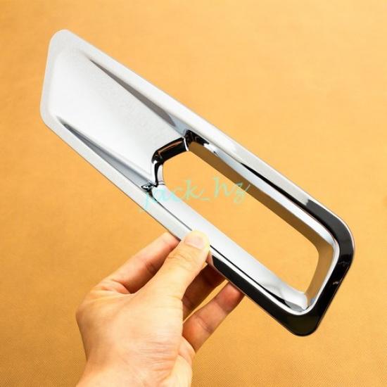For -2025 Honda Pilot Chrome Rear Bumper Reflector Fog Light Cover Trims