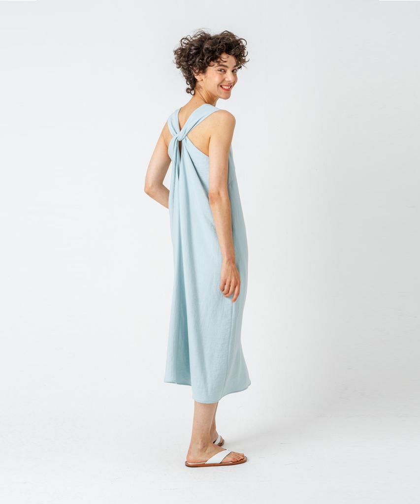 Page Back Twist Dress_Mint