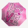 1pc Love Heart Paw Print Gift Umbrella with Plastic Handle,Suitable for All Seasons Umbrellaptys26046