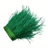 1/10M Natural Plume Black Ostrich Feathers Trim Crafts DIY Feather Ribbon Jewelry Making Wedding Party Christmas Decor 8-10cm
