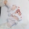 Nail Photo Equipment Short Mesh Wrist Fake Sleeves Manicure Decorative False Cuff Tulle Item Nail Art Take Picture Background