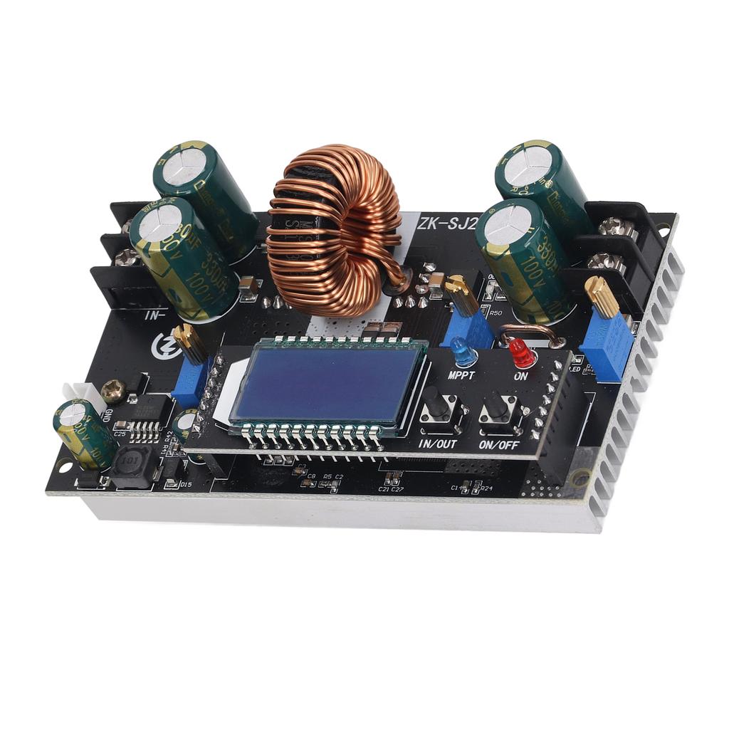 Boost Buck Stromversorgungsmodul LCD-Anzeige Solar 300W Automatisches Aufwärts-/Abwärtswandlermodul zum Laden