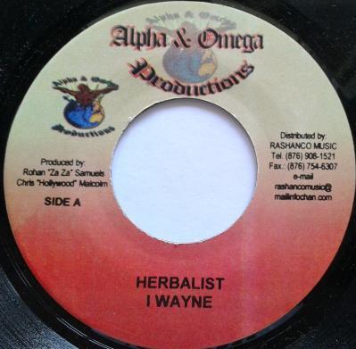 7inch Record I WAYNE / BUMDECKA - Herbalist / Hi Ho NONE Alpha & Omega P 2005 Jamaica Reggae, Ska & Dub Used