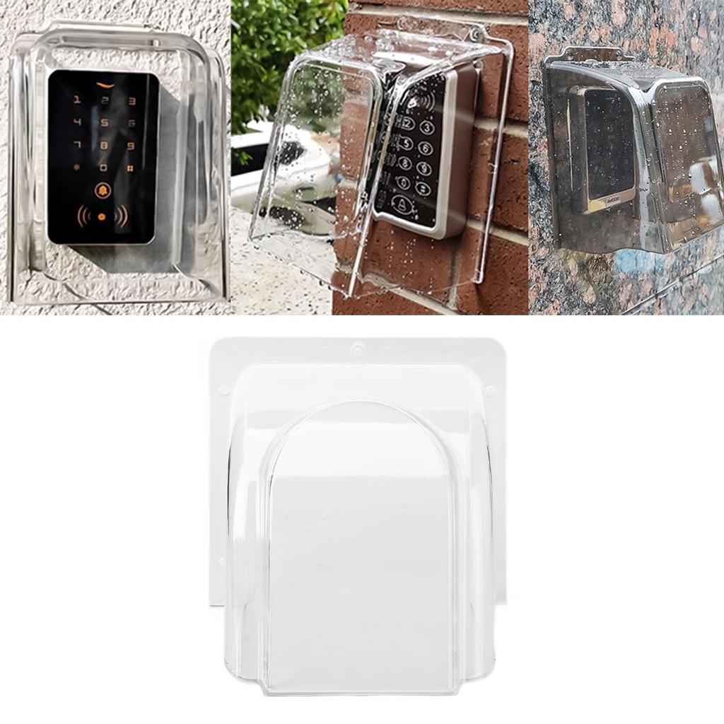 Plastový kryt zvonku proti dešti Průhledný vodní štít Vodotěsný chránič Přídavné zařízení pro kontrolu přístupu