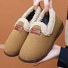 Fashion Comemore Cotton Shoes Women Autumn Winter New Warm Home Leisure Plush Slippers Padded Thickened Flats Slip On Women's Shoes