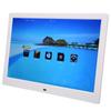 Digital Photo Frame 13 Inch HD 1280x800 LCD Display Remote Control Electronic Picture Album with Calendar 110‑240VWhite