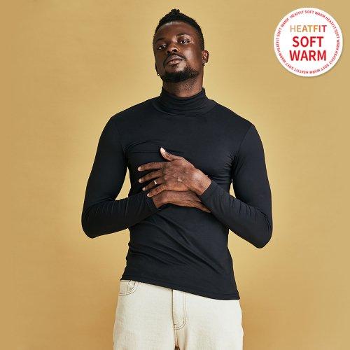 

[SumnFit] Soft Warm Men s Brushed Thermal Turtleneck Long Sleeve Top [Shipped from Korea] 100% Authentic M