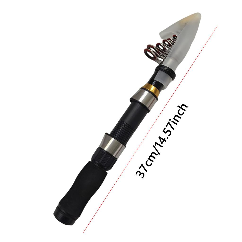 Extendable Fishing Rod Lightweight and Compact Design Portable Collapsible Fishing Pole Super Short for Saltwater & Freshwater