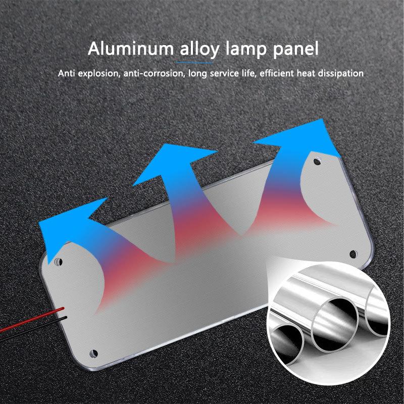 LED Reading Light 12-24V COB Interior Ceiling Lamp With On/Off Switch Universal Car Truck High Brightness Cab Roof Panel Lamp