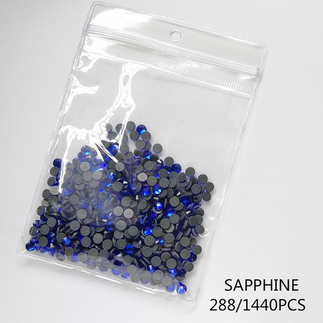 

Высококачественные стеклянные прозрачные стразы для исправления SS4-SS30, фиксирующие стразы для украшения одежды, стразы для свадебного платья «сделай сам» SS6 1440pcs