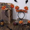 Holiday Party Hair Accessories Halloween Pumpkin Headband for Adults Kids, Orange Felt Non Woven Fabric Headpiece Headpiece, No Slip Cosplay