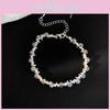 Elegant Womens Irregular Crystal Bracelet Exquisite Alloy Plating Design