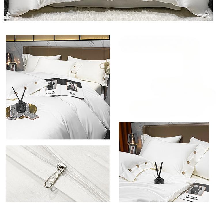 Nordic Style 60-count Xinjiang Long-staple Cotton Category A Four-piece Set High-end Pure Cotton Four-piece Duvet Cover