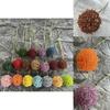 Plastic Allium Giganteum Wedding Decoration With Large Leaf Ball For Home And Event Decor
