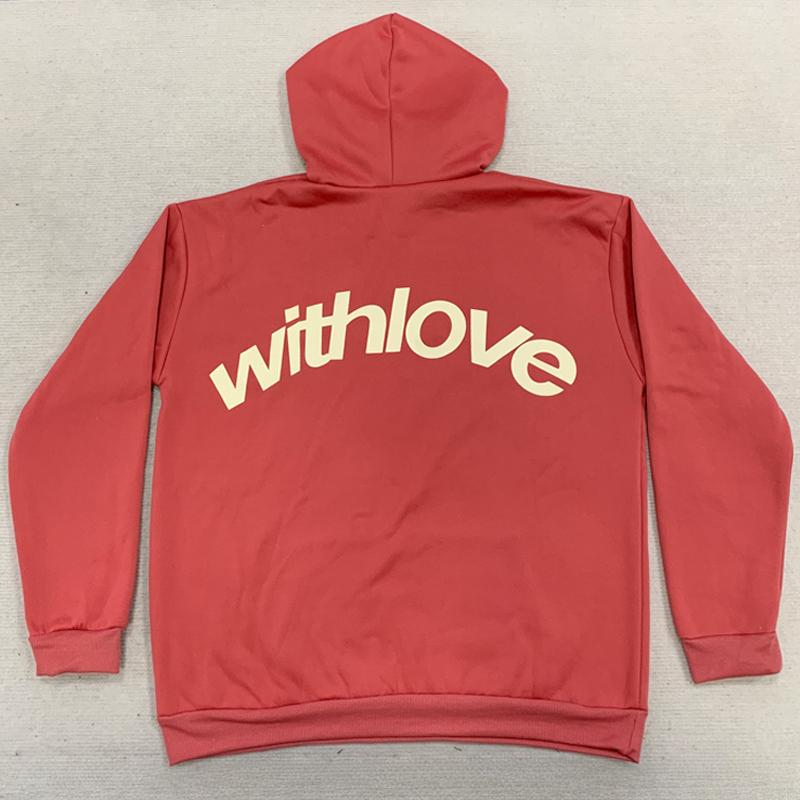 European and American Foreign Trade Minimalist Trend Letter Printing Daily Casual Loose Men's and Women's Hooded Sweatshirt