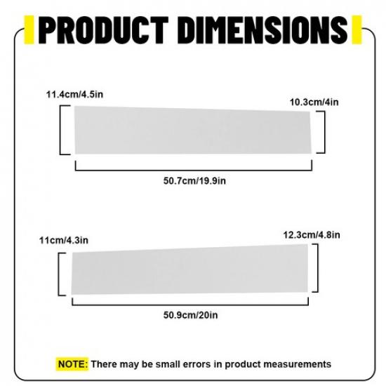 4X Post Pillar Trims Chrome/Black Window 2015- For Ford Super F-150 Cab/Crew