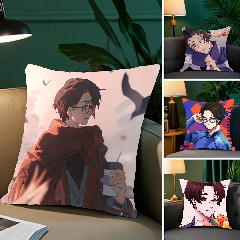 Kenyu Yukimiya Anime Blue Lock Pillow Case Sofa Cushion Cover Room Home Decoration
