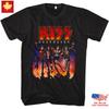 Kiss Destroyer Black Adult Classic T Shirt Vintage Rock Band Tee Unisex T-Shirt