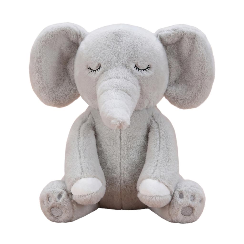 Plush Stuffed Elephant Toy Soft Sitting Elephant Plush Animal Doll Large Size Plush Toy for Kids and Collectors