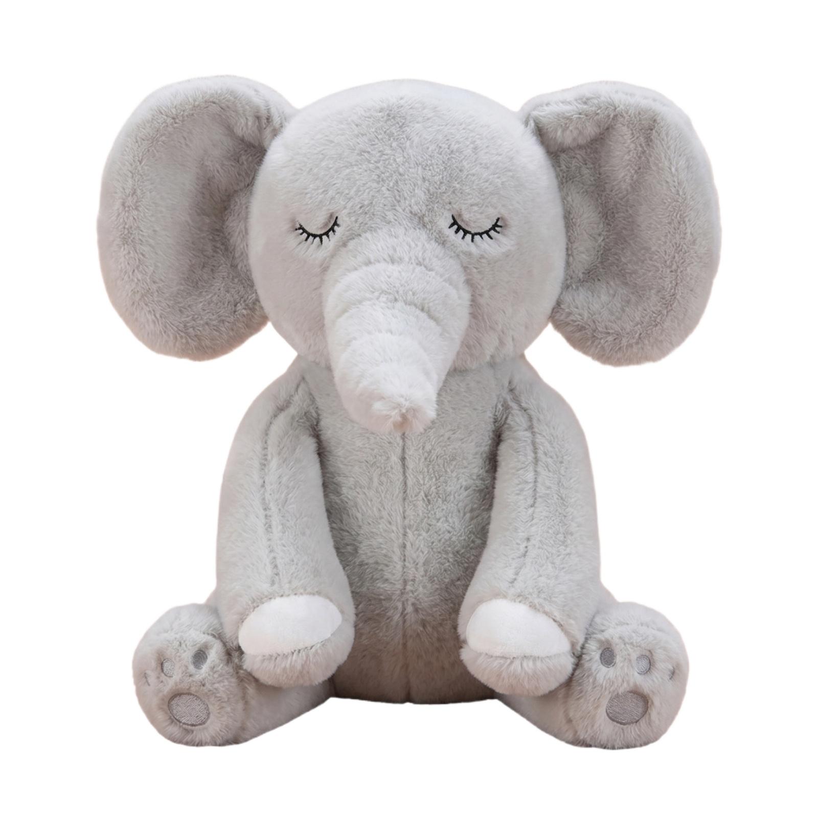 

Plush Stuffed Elephant Toy Soft Sitting Elephant Plush Animal Doll Large Size Plush Toy for Kids and Collectors One Size
