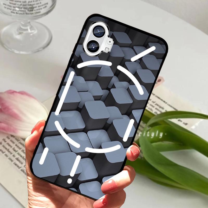 Hülle Für Nothing Phone 1 Hülle Stoßfest Schwarzer Bumper Rückseite Handyhülle Für Nothing Phone 2 Eins zwei Hülle Funda Nothingphone2