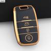 New Tpu Car Remote Key Case Cover Shell Fob For Kia Sportage Cerato Optima K2 K3 K4 K5 Rio Picanto Soul Sorento Sedona 4 Buttons