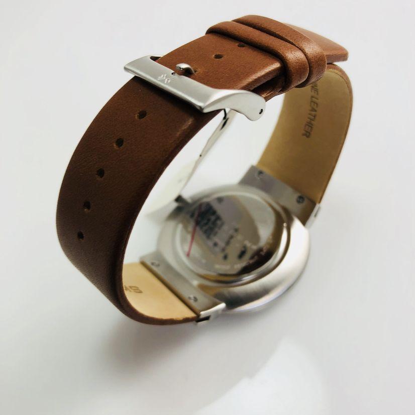 Skagen Herren Braunes Anker Lederarmband Uhr Damen Quarz Uhr 3ATM 40mm SKW6082