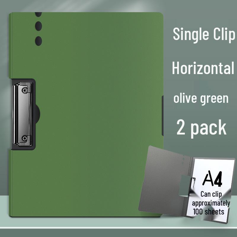 A4 Double Clip Folder for Documents and Resume Storage