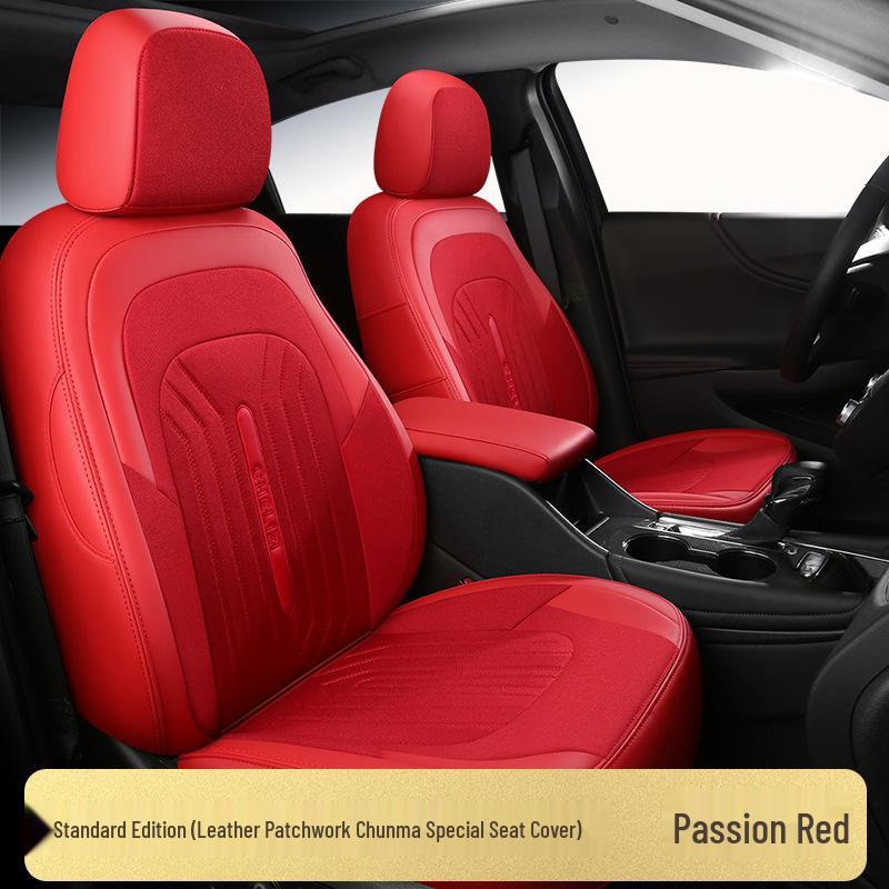 Chevrolet Malibu XL Seat Cushion: Full Surround, Leather & Linen, Four-Season Cover for 5-Seater