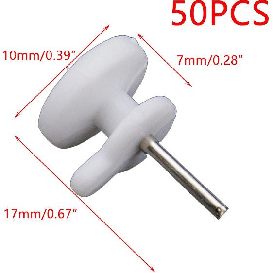 Crapyt 50 PCS Concrete Wall Hooks Invisible Hardware Hanging Hooks for Hanging Photos and Albums 0.39"×0.67" Invisible Nail Hangers Tapestry Hangers