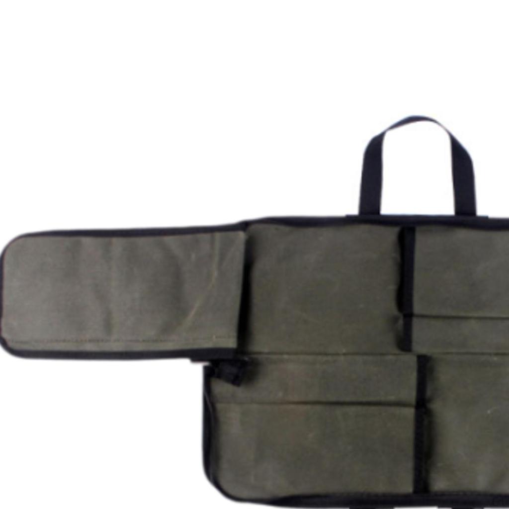 Płócienna torba na noże szefa kuchni Roll szefa kuchni z uchwytem Wytrzymałe zawijane etui narzędziowe dla