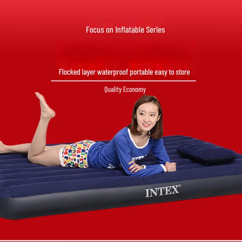 OEING Portable Double Inflatable Air Mattress for Home & Camping
