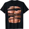Funny Fake Muscles Fitness Model Chest Six Pack Abs Ripped T-Shirt Hoodie