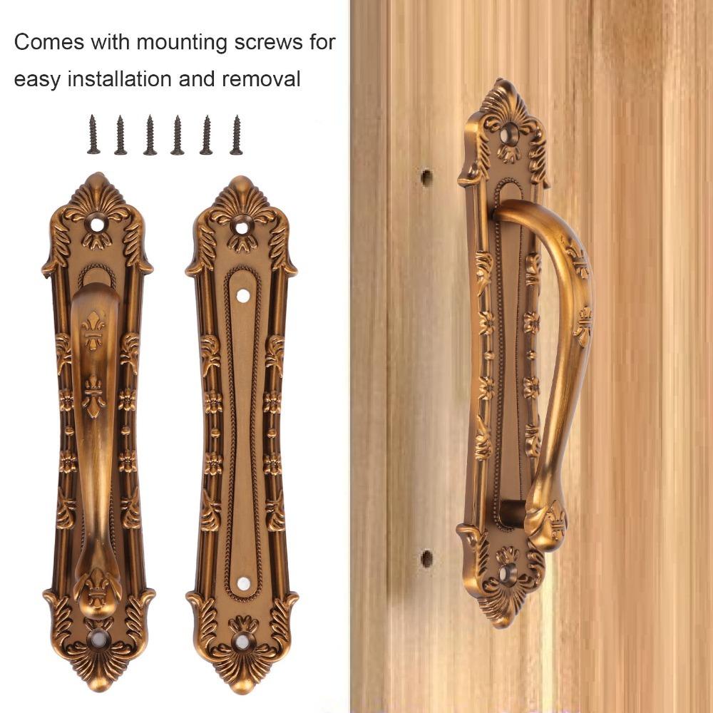 Alloy Sliding Door Handles Antique Bronze Barn Door Pulls Retro Door Handles  Sheds