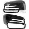 New Exterior Mirror Housing Door Wing Mirror Caps Carbon Fiber Pattern Suitable for Mercedes Benz A B C E GLA Class W204 W212