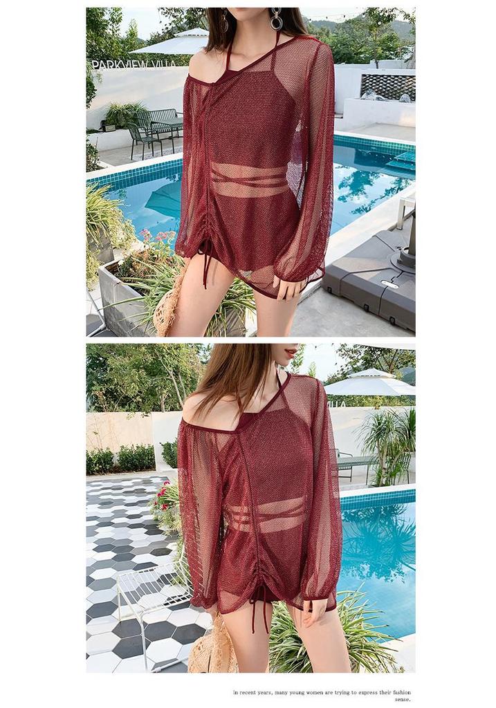 Costume da Bagno da Donna 2025 3 Pezzi Dimagrante Nascondi Pancia - Sexy & Conservativo